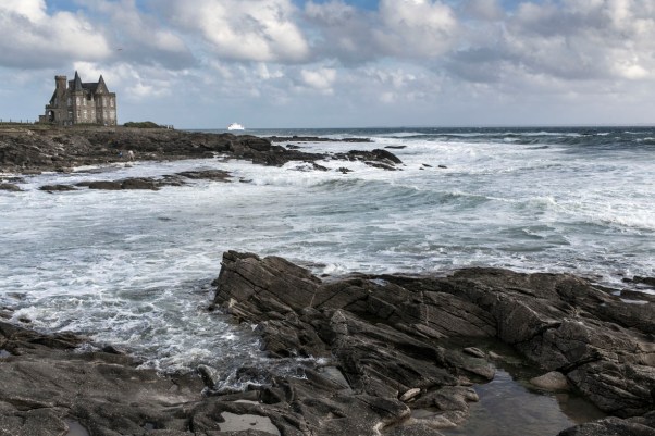 Anfangs- oder Endpunkt der Küstenwanderung ist das Château Thurpault © Michael Kneffel