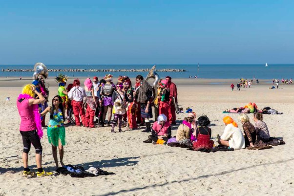 Karneval am Strand in Dünkirchen © Michael Kneffel
