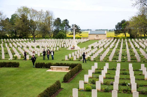 der kanadische Soldatenfriedhof in Beny-sur-Mer © Michael Kneffel