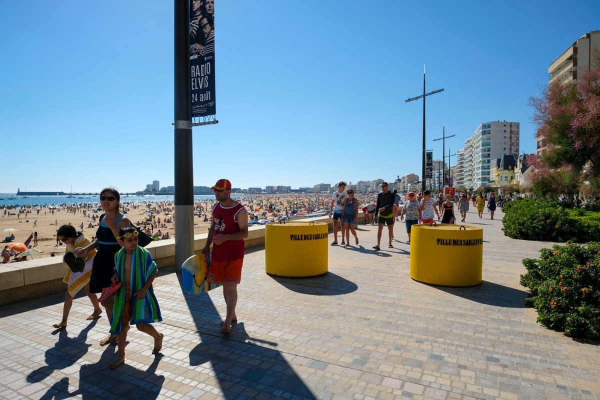 Südende der Promenade mit Sperrelementen © Michael Kneffel