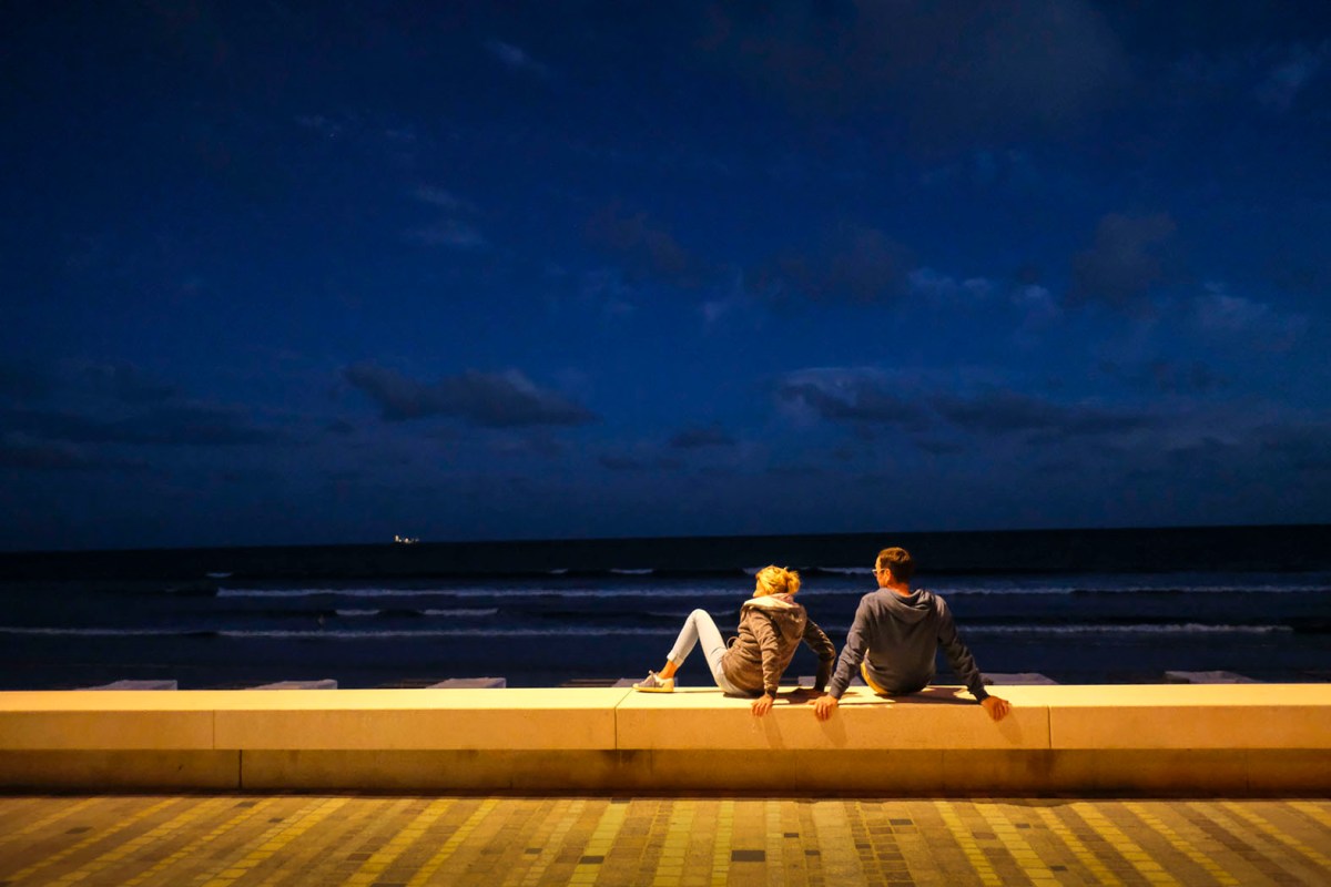 Blick auf das nächtliche Meer © Michael Kneffel
