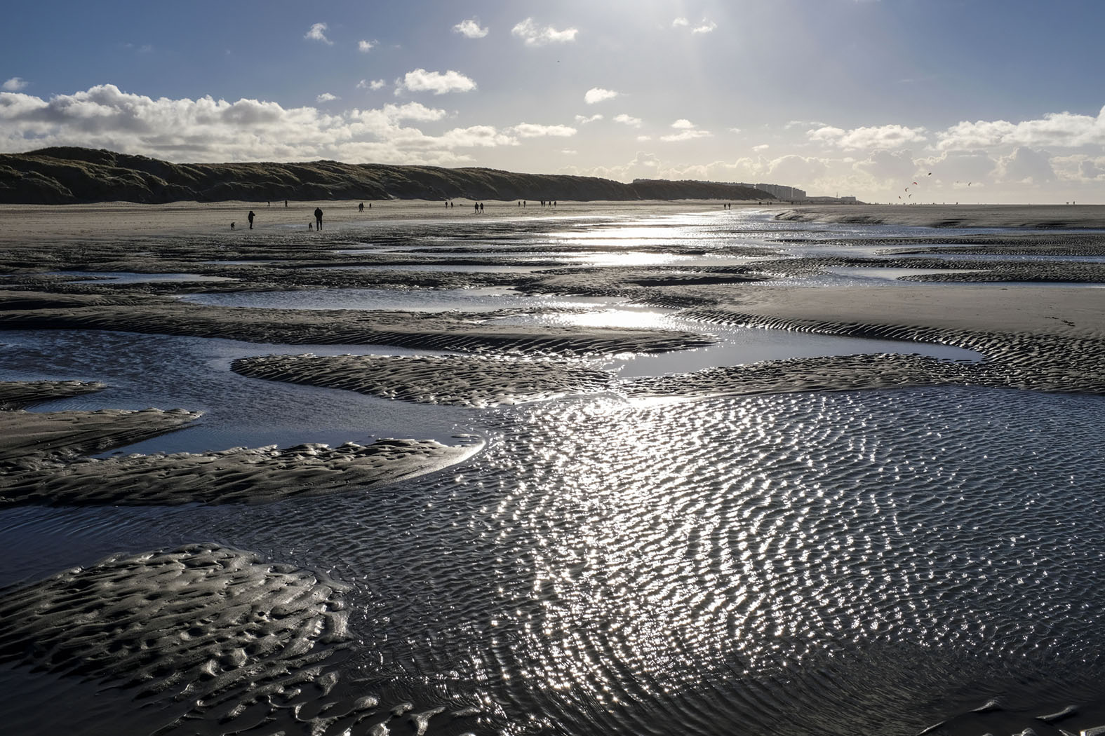 Weiter Strand bei Ebbe © Michael Kneffel