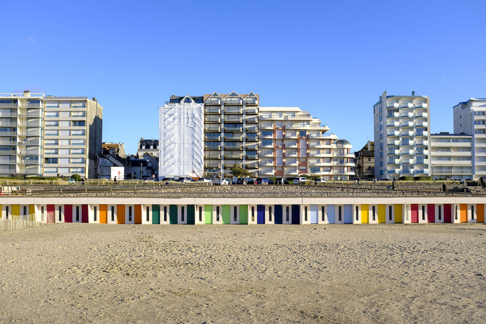 Vom Strand aus gesehen ist Le Touquet wirklich keine Schönheit © Michael Kneffel